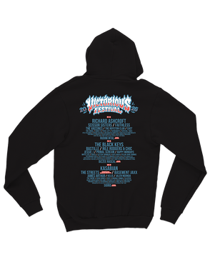 Black Flames Pullover Hoodie image