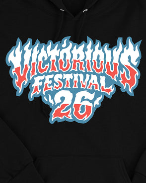 Black Flames Pullover Hoodie image